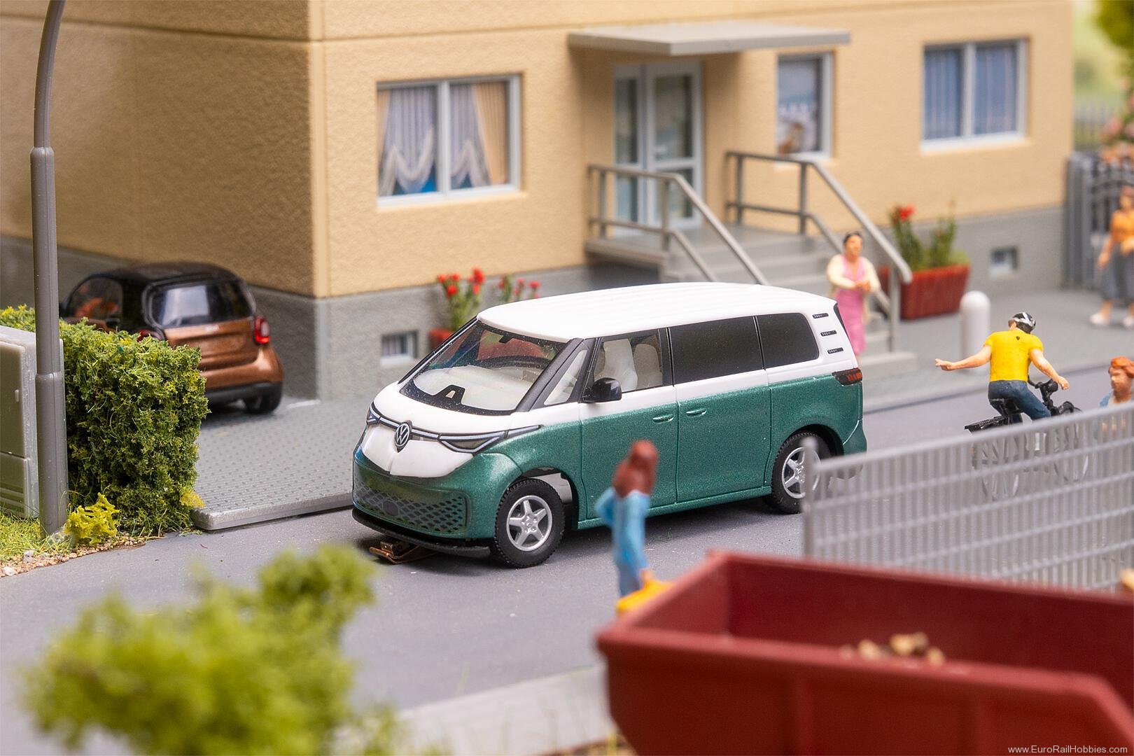 Faller 161422 VW ID. Buzz, Green-White Van (HERPA)