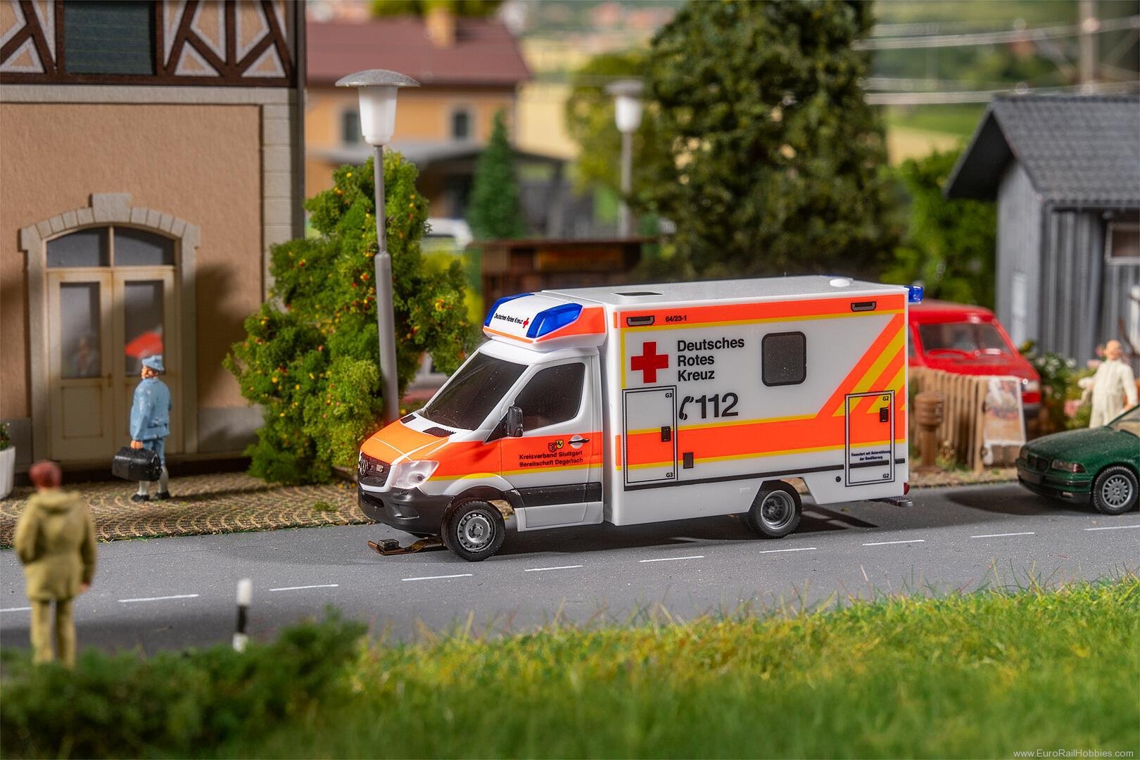 Faller 161445 MB Sprinter DRK Ambulance (HERPA)