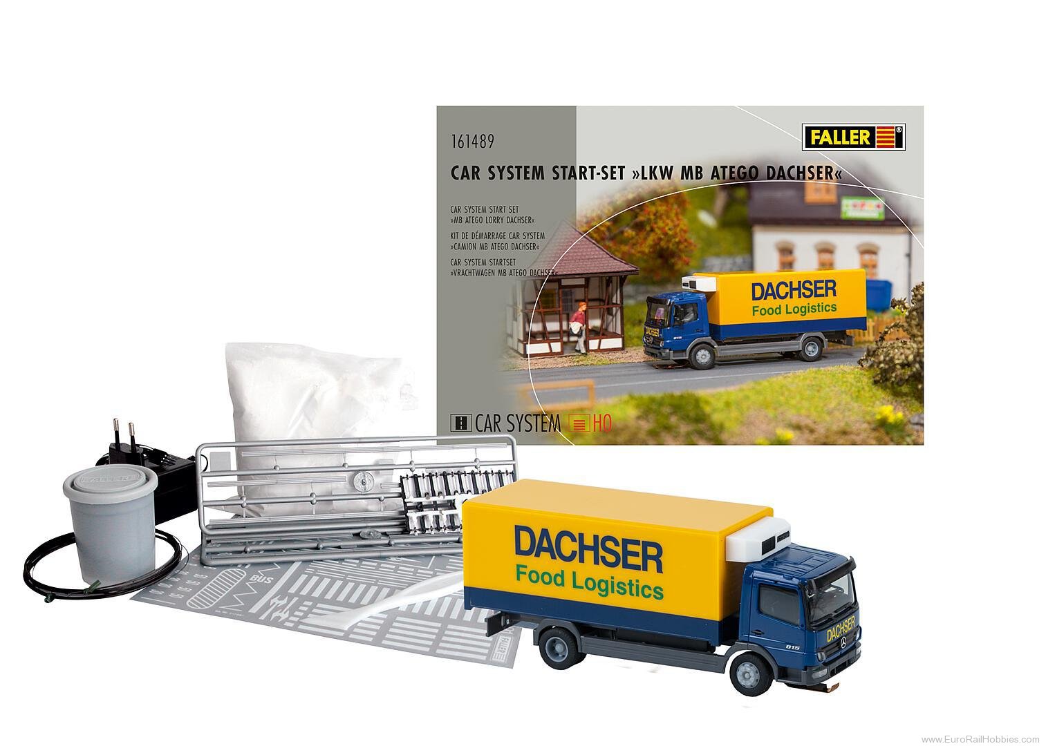 Faller 161489 Car System Start-Set MB Atego Lorry Dachser