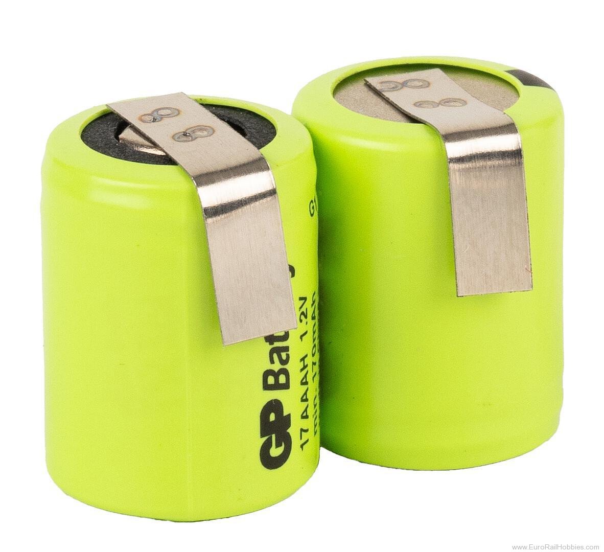 Faller 163261 Battery pair 2.4 V, 170 mAh, separate