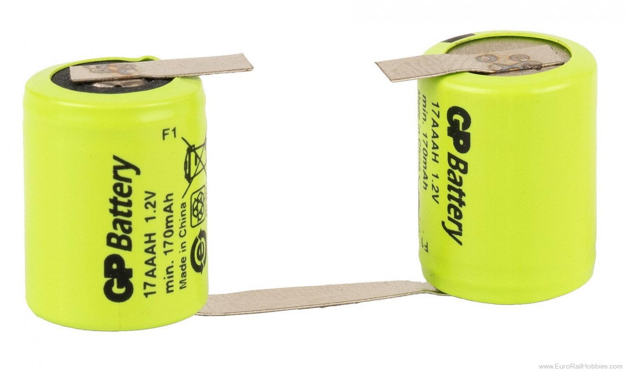 Faller 163262 Battery pair 2.4 V, 170 mAh, connected