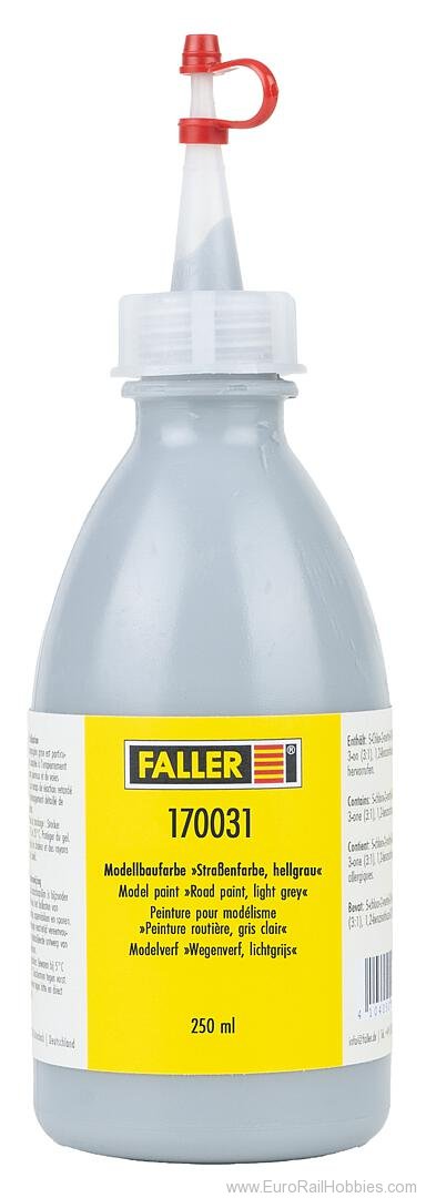 Faller 170031 Model paint Road paint, light grey, 250 ml