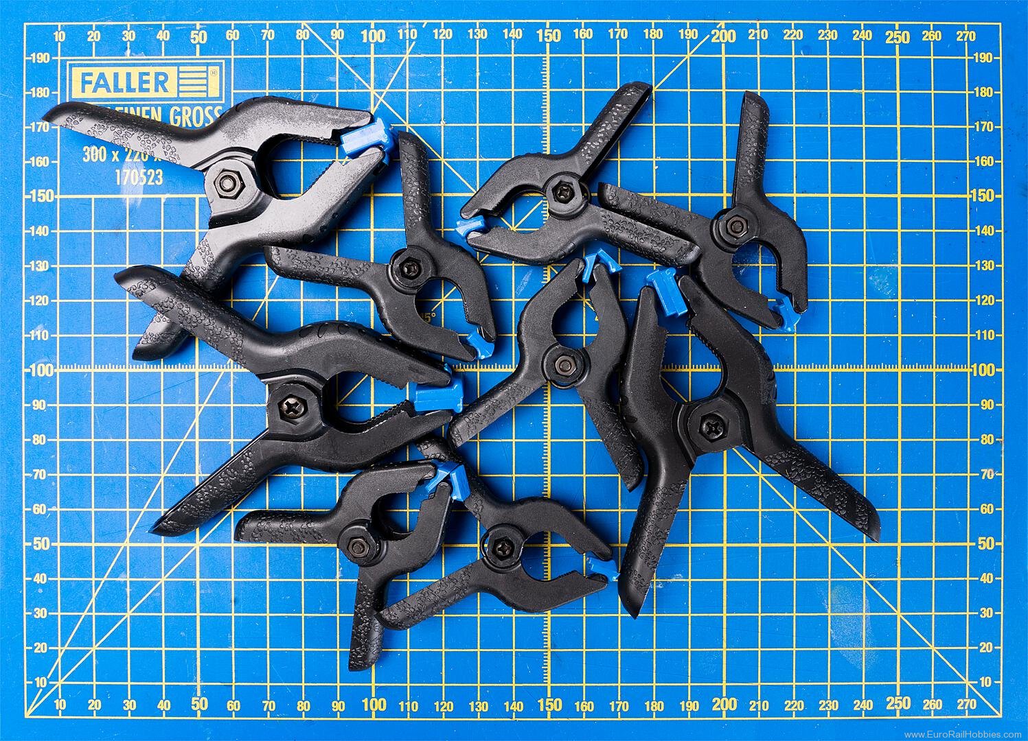 Faller 170552 Spring clips, set of 9