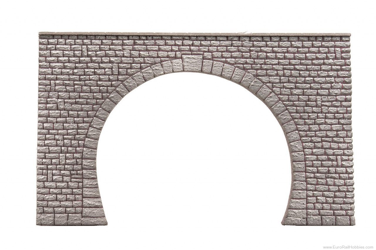 Faller 170868 Decorative panel tunnel portal, 2-track, natu