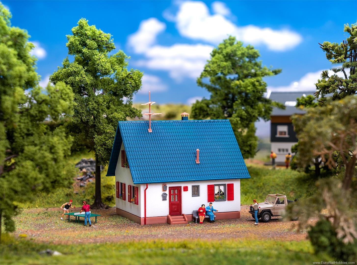 Faller 195601 FALLER Promotion-Set Craft House (white/grey)