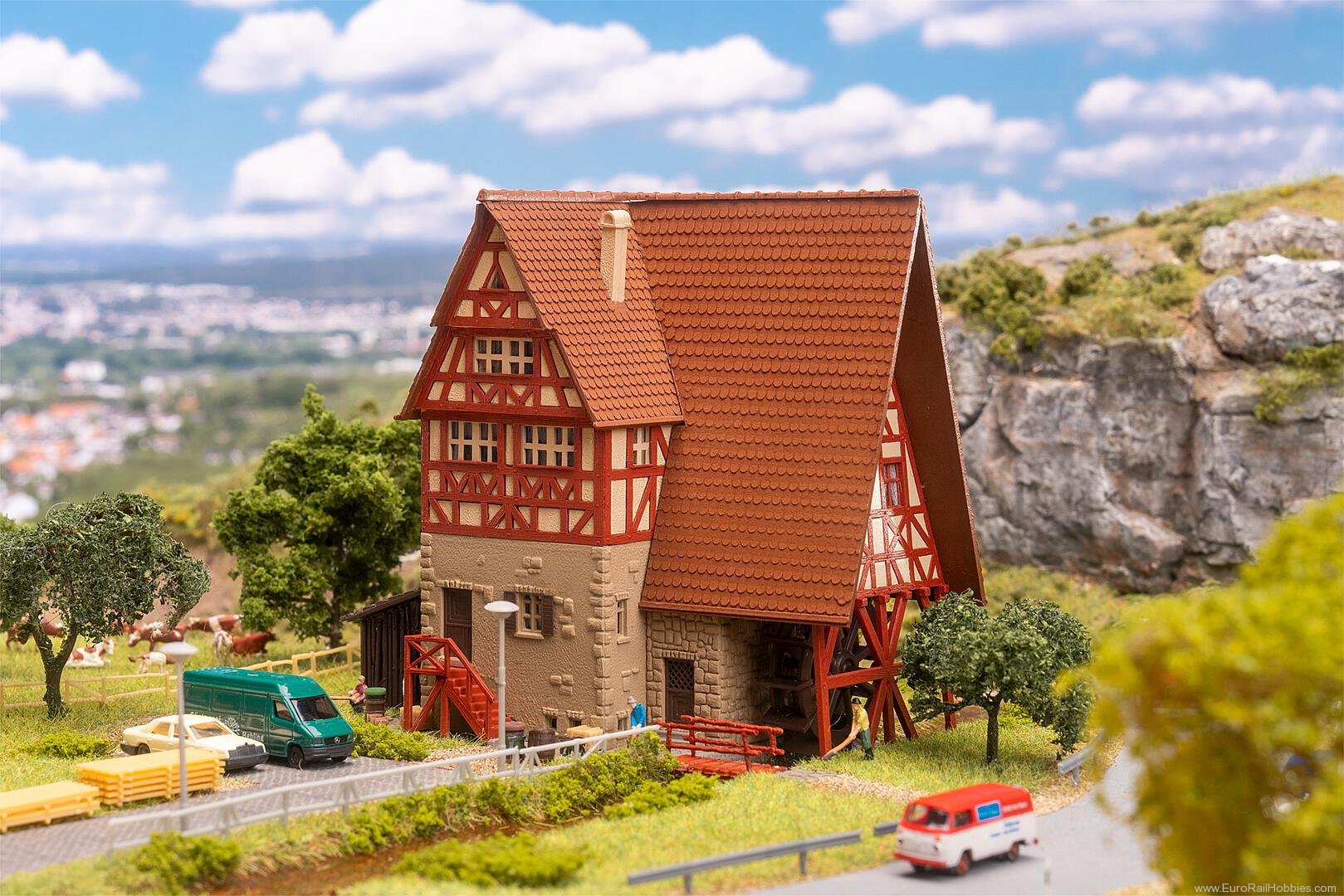 Faller 232134 Aumuhle with Mill Wheel