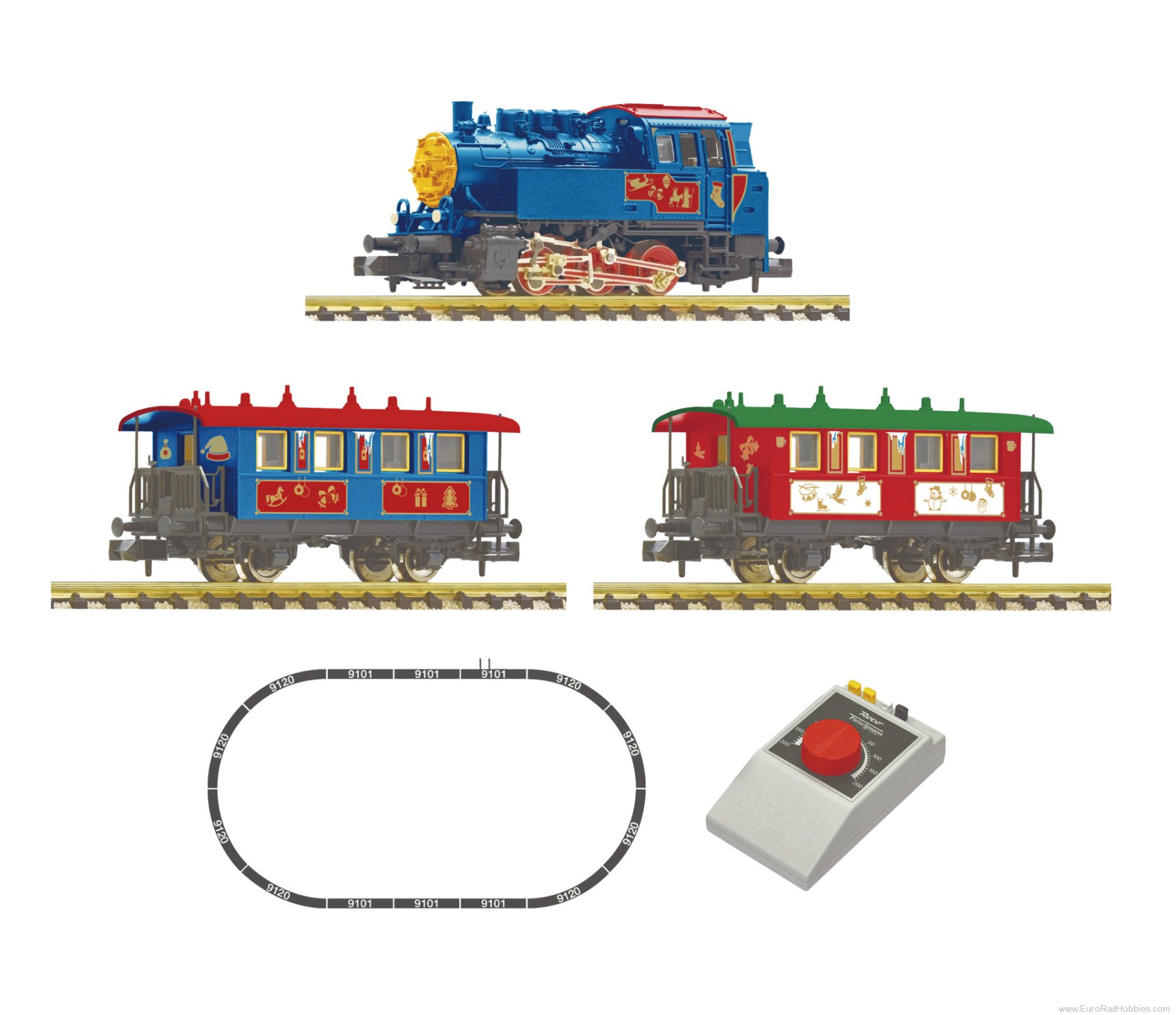 Fleischmann 5160007 Analog Christmas Train Starter Set