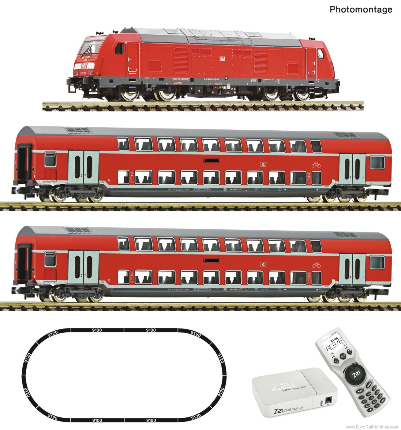 Fleischmann 5170006 Z21 START newGen digital set: Diesel locomoti