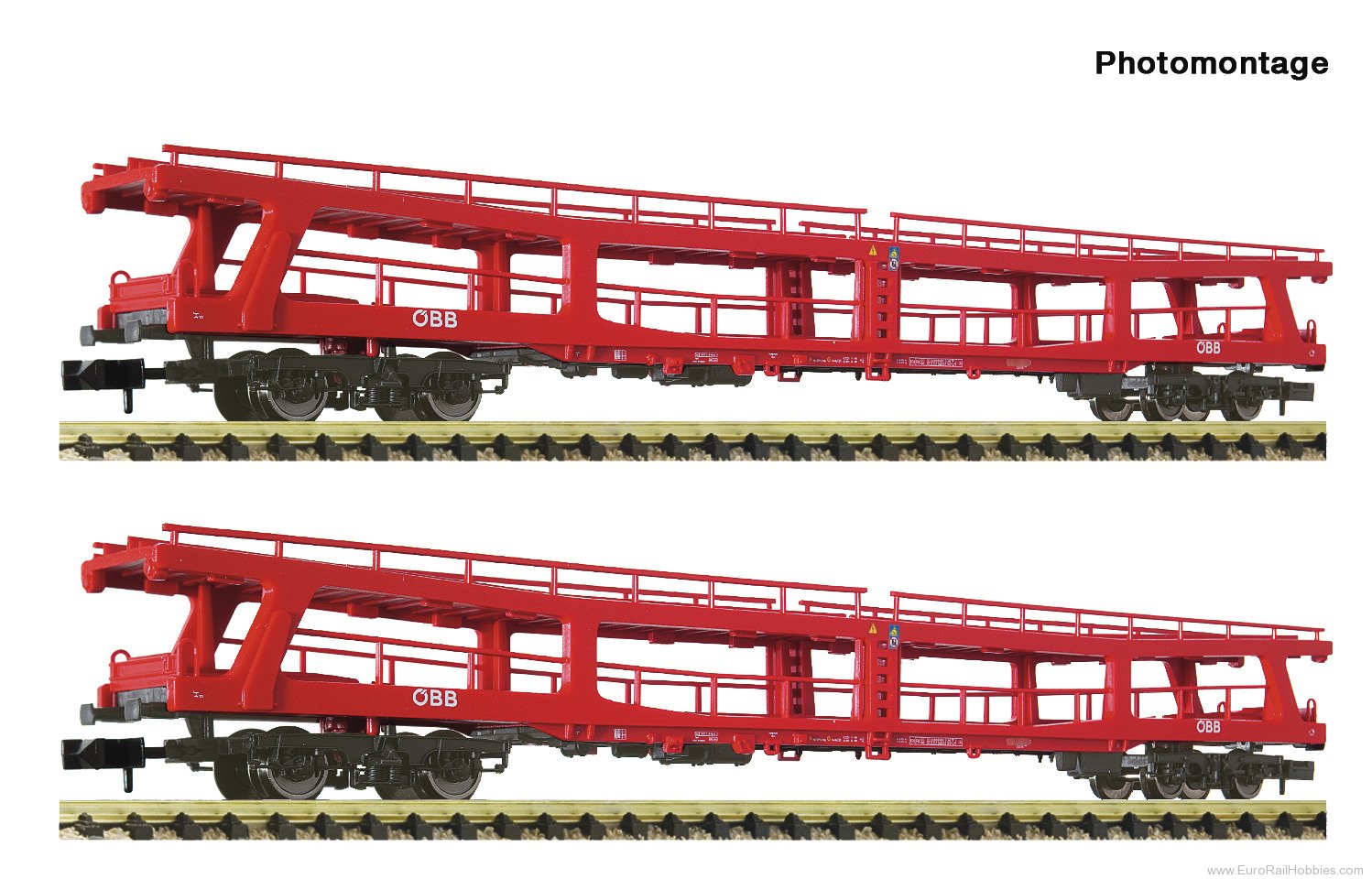 Fleischmann 6260049 OBB 2 Piece Car Carrier Set