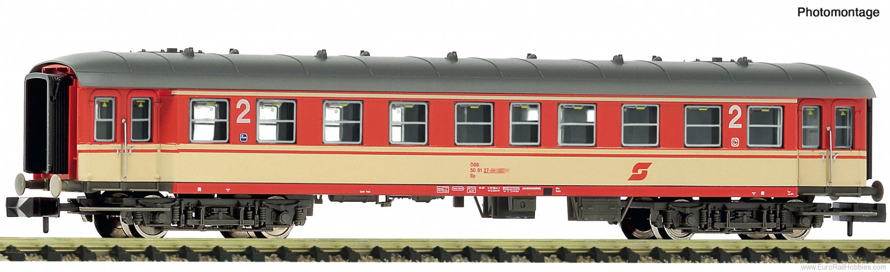 Fleischmann 6260063 OBB 2nd class fast train Coach