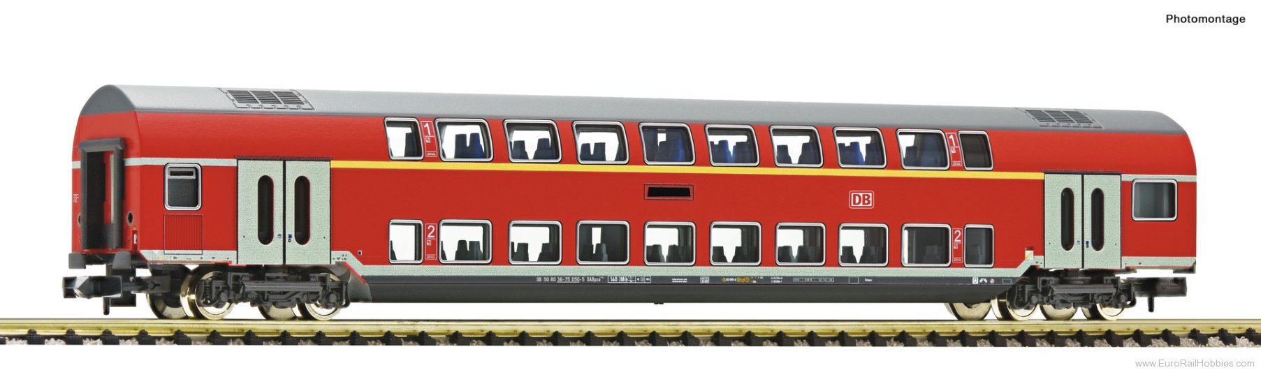 Fleischmann 6260079 DB AG 1st/2nd Class Bi-Level Coach 