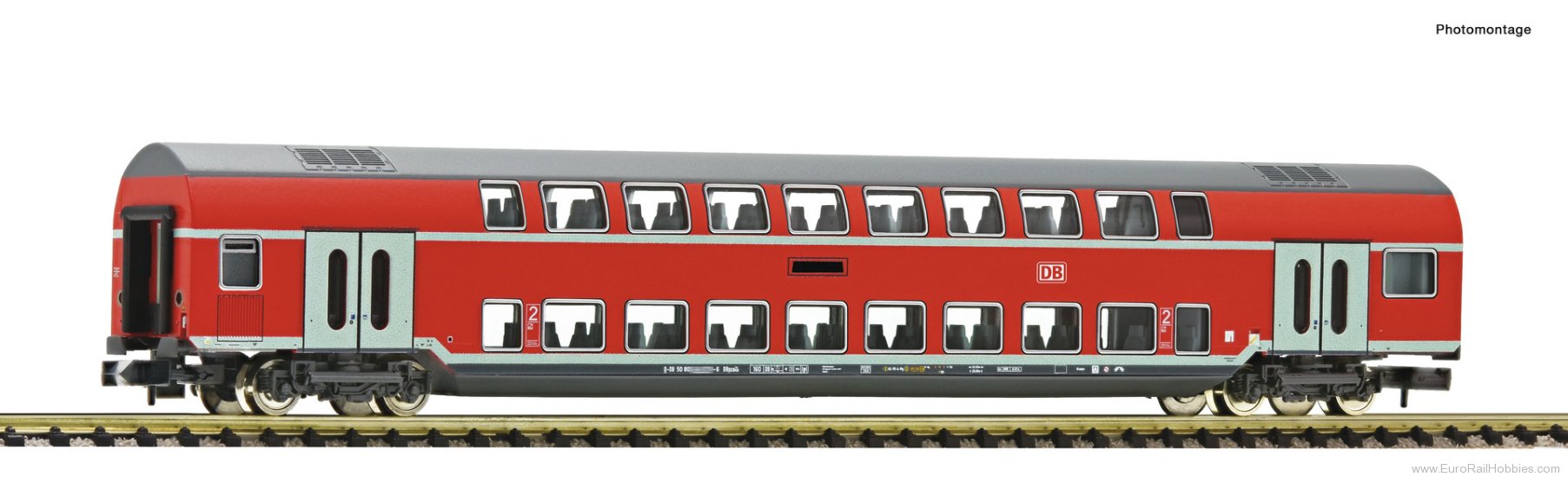 Fleischmann 6260081 DB AG 2nd Class Bi-Level Coach 