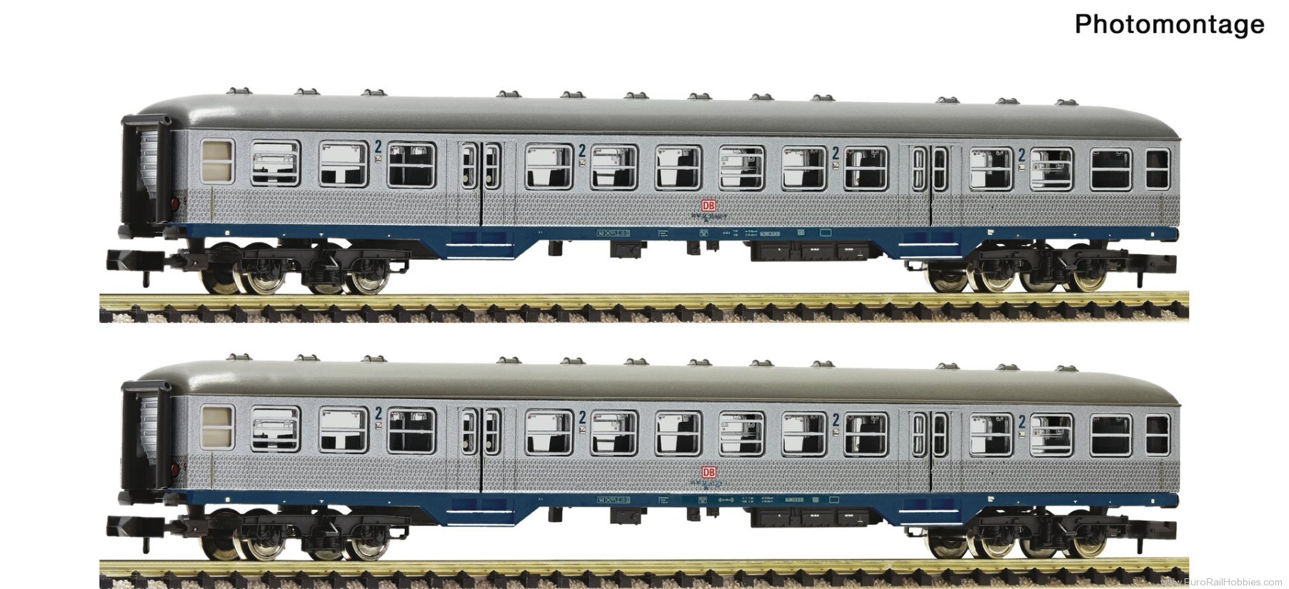 Fleischmann 6260091 DB AG 2 Piece Set (2): Commuter Coaches