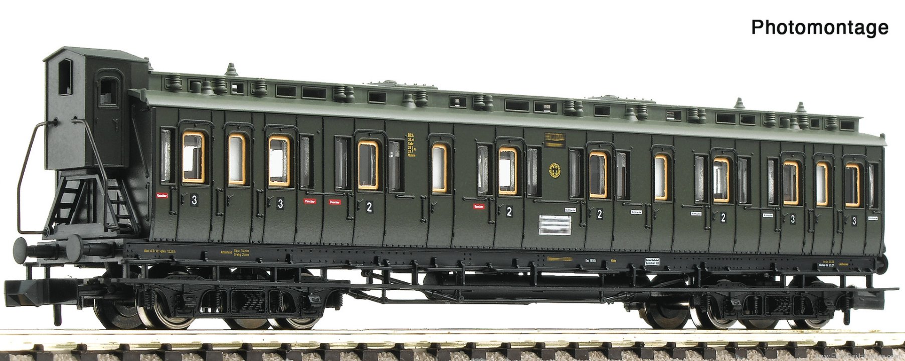 Fleischmann 6260100 DRG 2nd/3rd class Compartment Coach