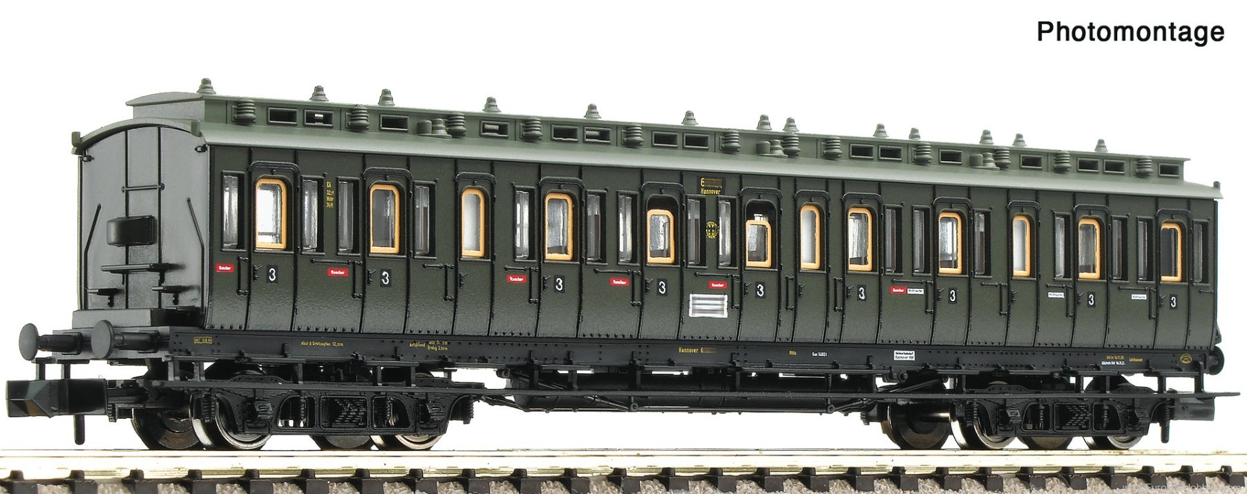 Fleischmann 6260101 DRG 3rd class Compartment Coach