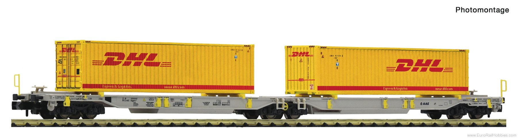 Fleischmann 6660069 AAE T2000 Articulated Double-Pocket Wagon