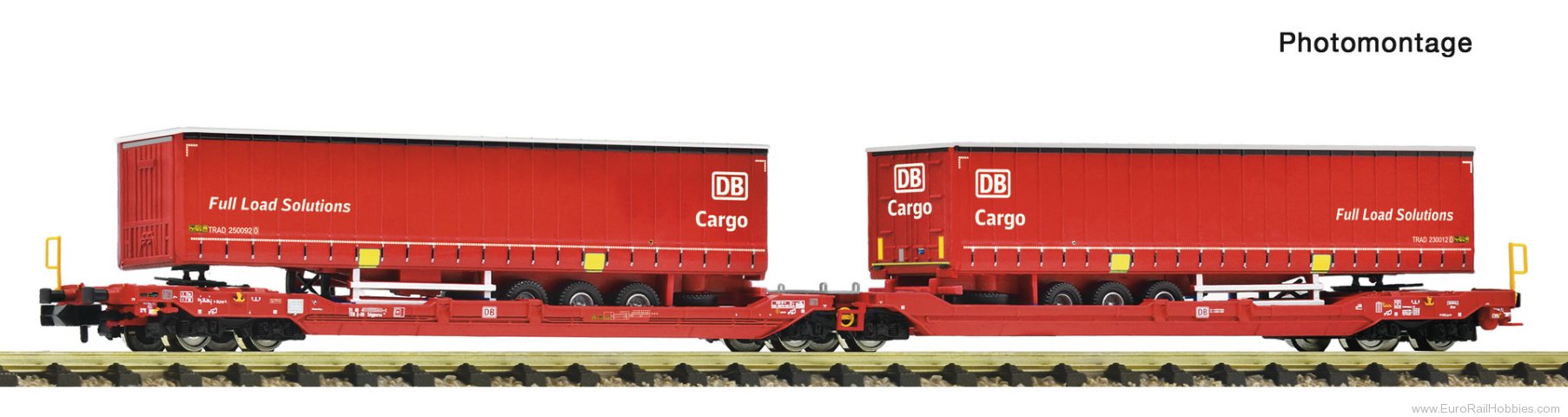 Fleischmann 6660103 DB AG T3000e Articulated Double-Pocket Wagon
