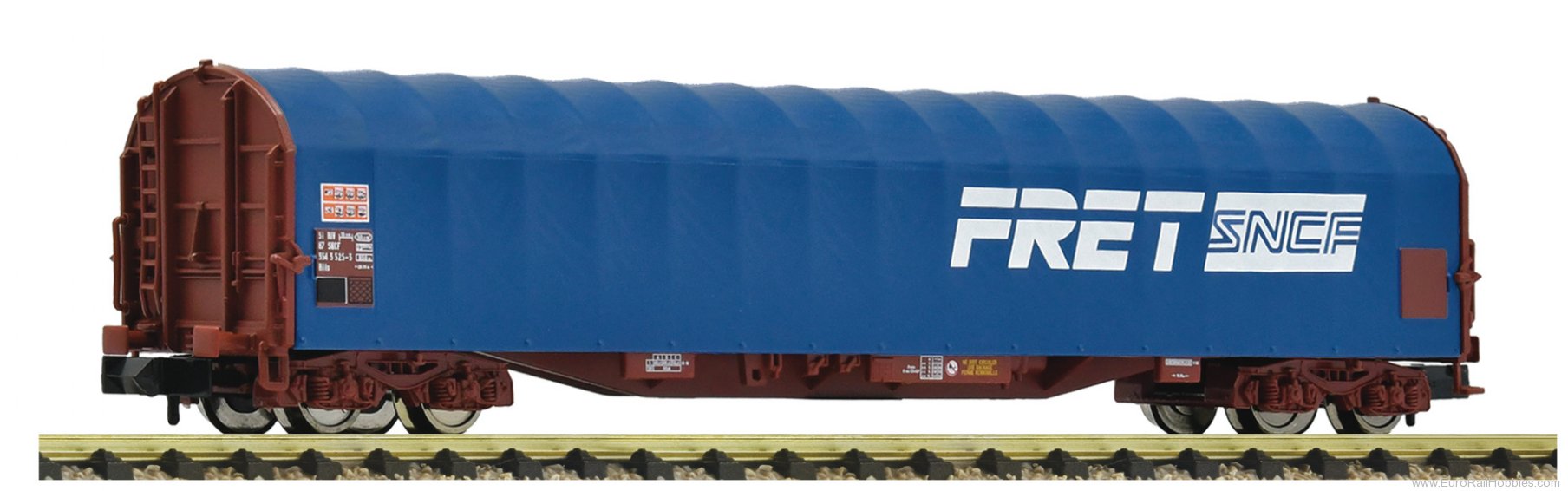 Fleischmann 6660144 SNCF Slide Tarpaulin Wagon