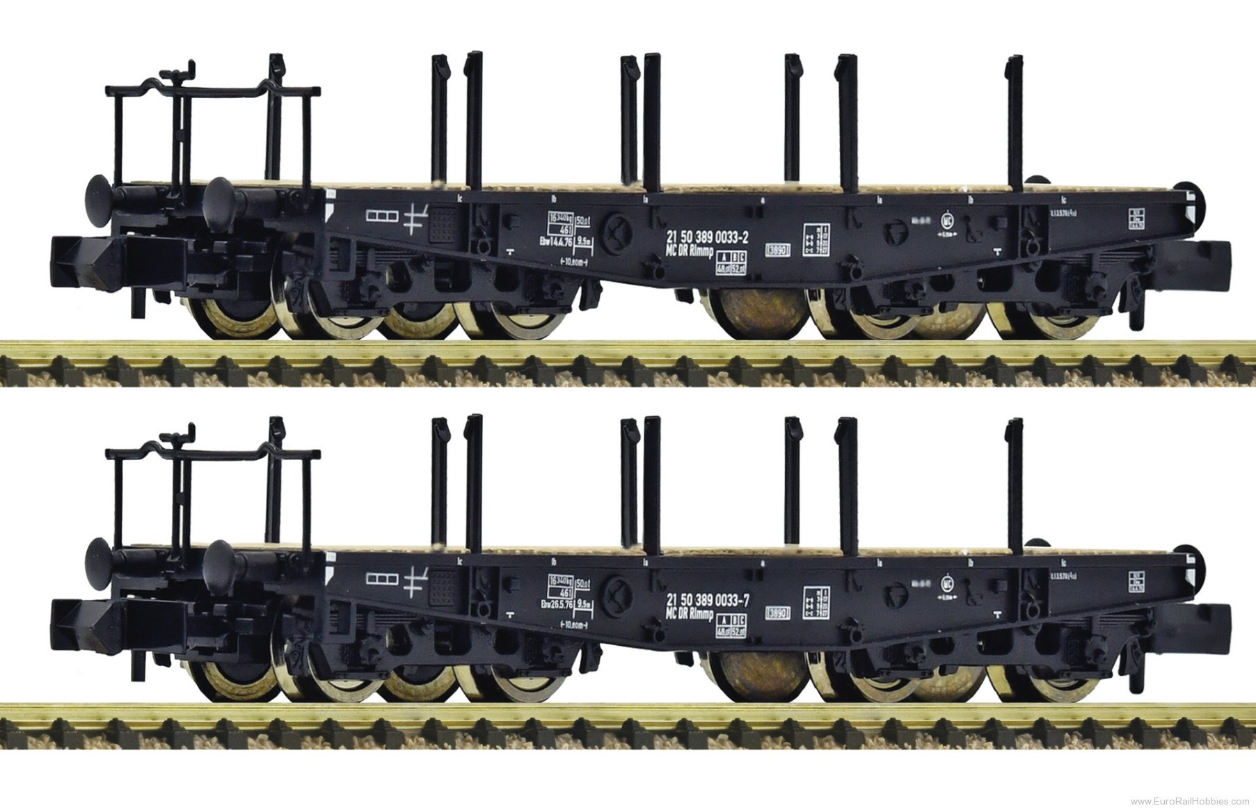 Fleischmann 6660147 DR 2 Piece Set: Heavy Goods Wagons