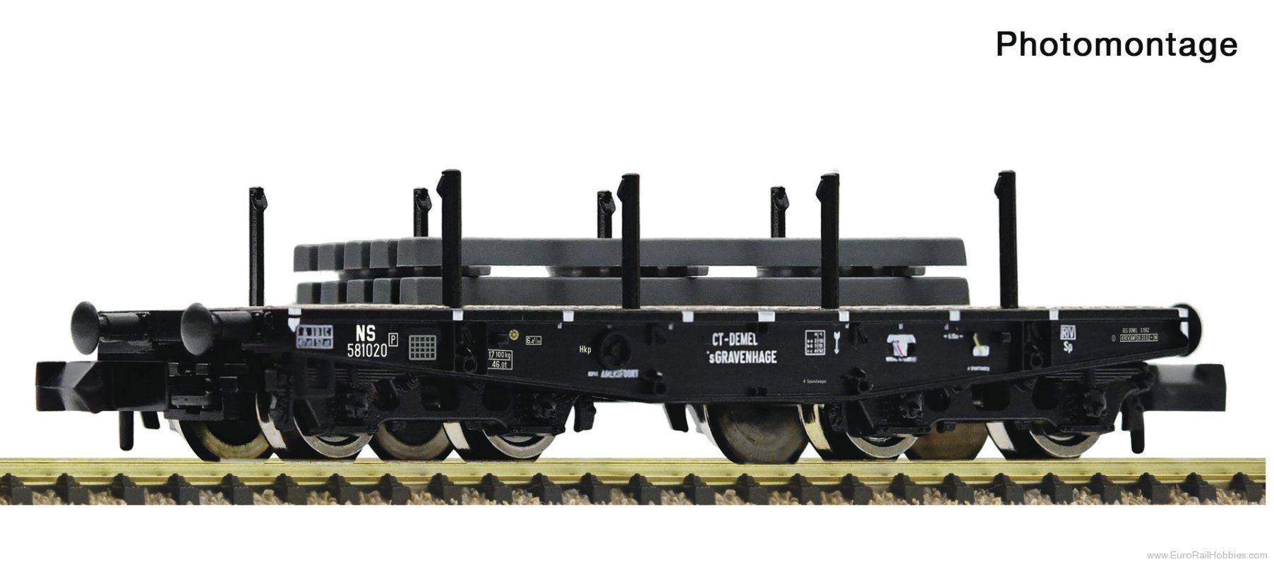 Fleischmann 6660162 NS Heavy-duty Flat Wagon