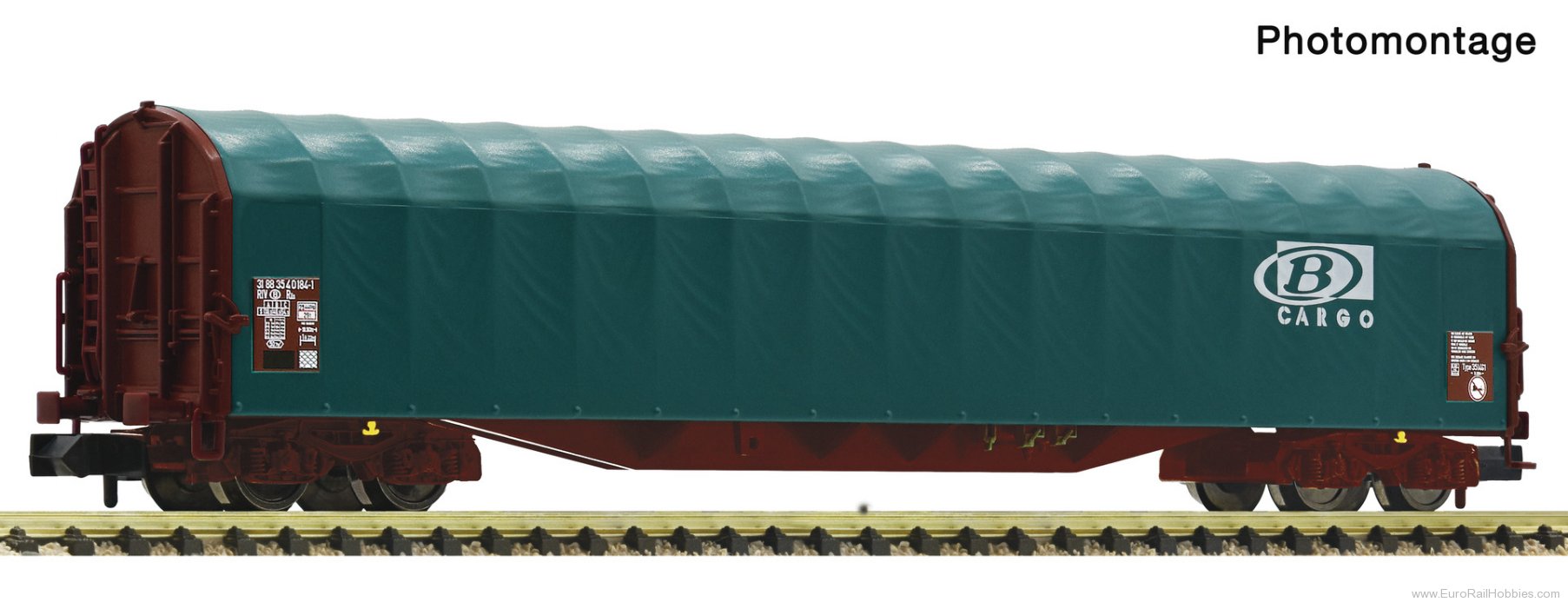 Fleischmann 6660164 SNCB Sliding Tarpaulin Wagon