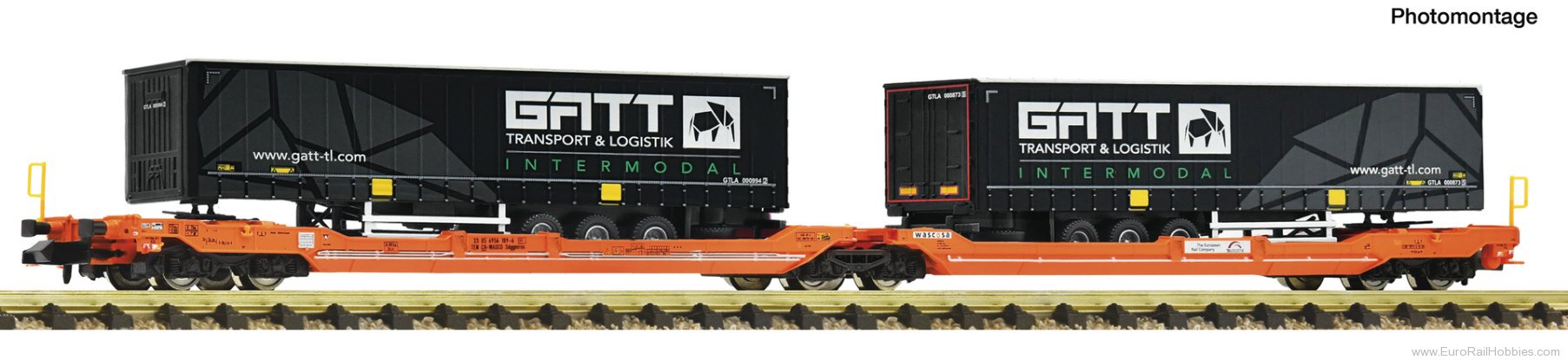 Fleischmann 6660165 Wascosa T3000e Articulated Double-Pocket Wago