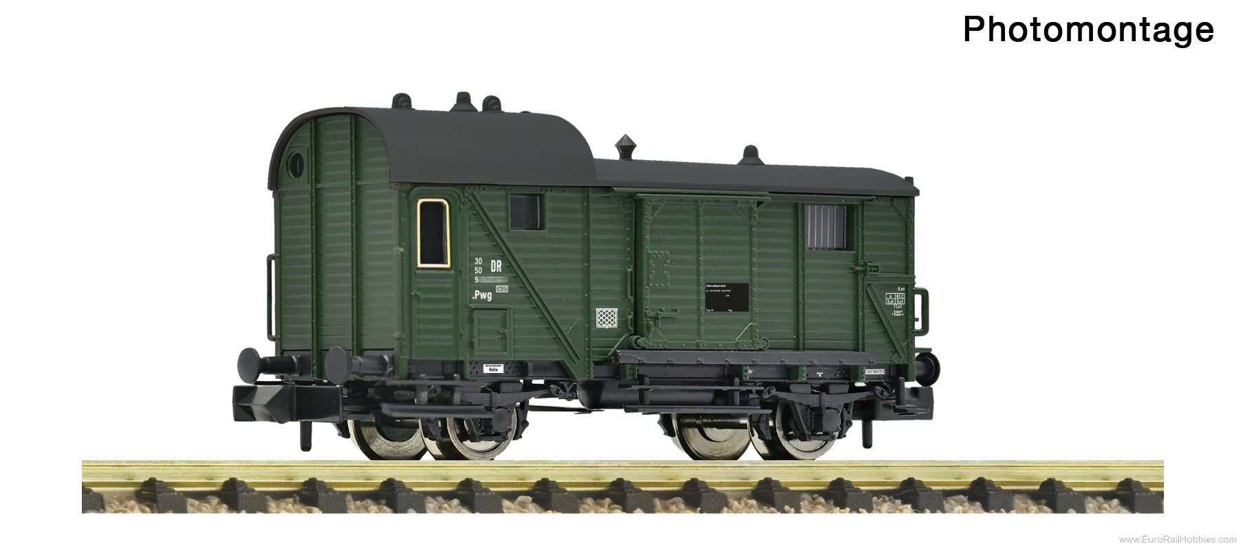 Fleischmann 6660166 DR Guard's Van for Freight Trains