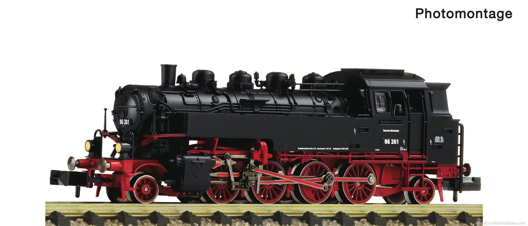 Fleischmann 7160036 Steam Locomotive BR 86 DRG DC