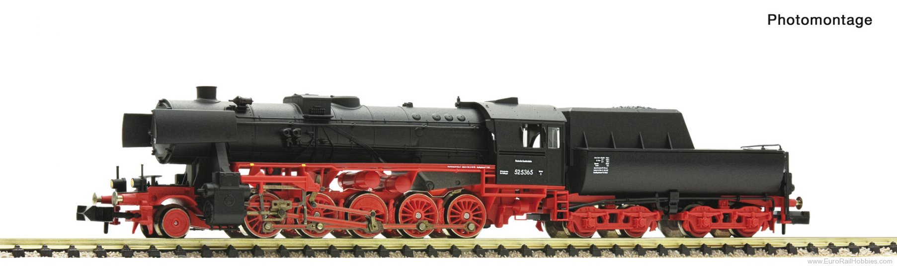 Fleischmann 7170038 DB BR 52 Steam Locomotive DCC w/Sound