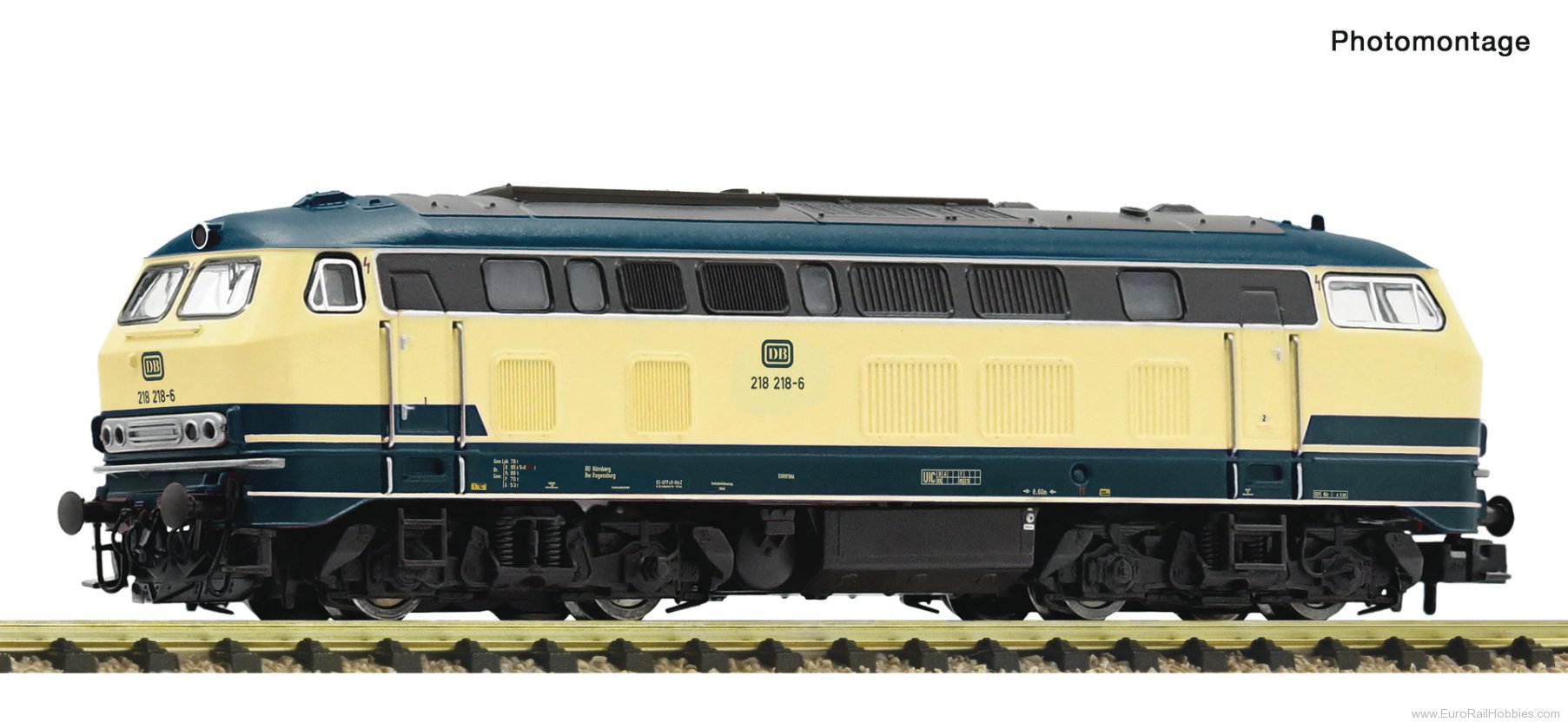 Fleischmann 7360036 DB Diesel Locomotive 218 218-6