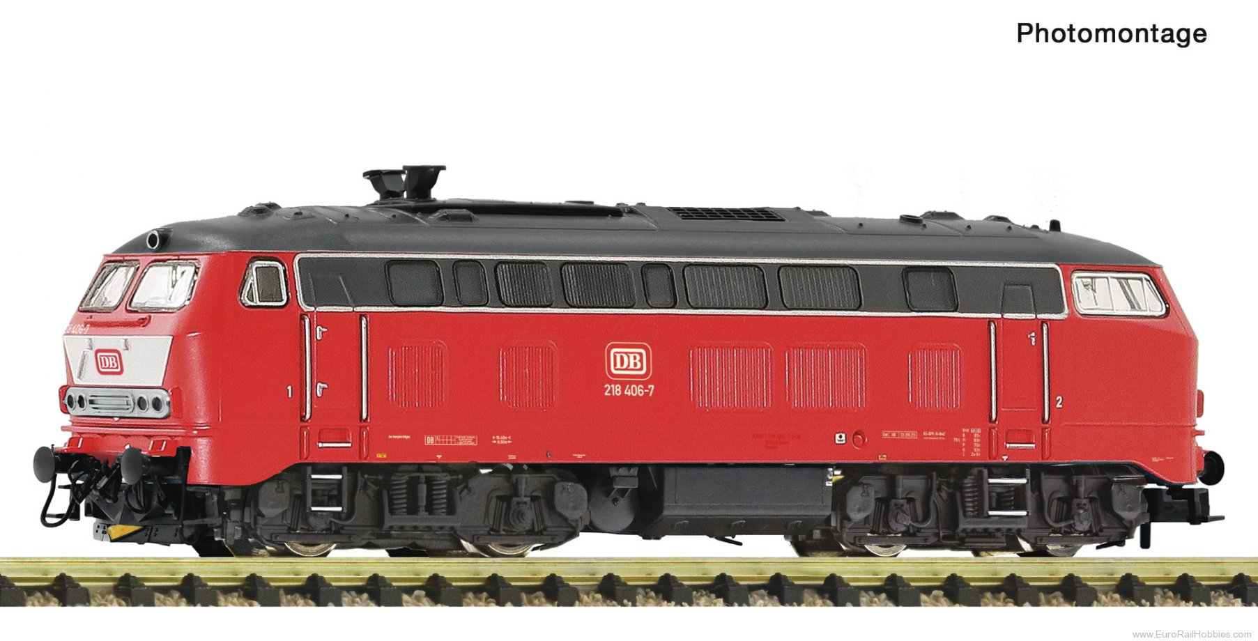 Fleischmann 7370034 DB AG Diesel Locomotive 218 406 DCC w/Sound