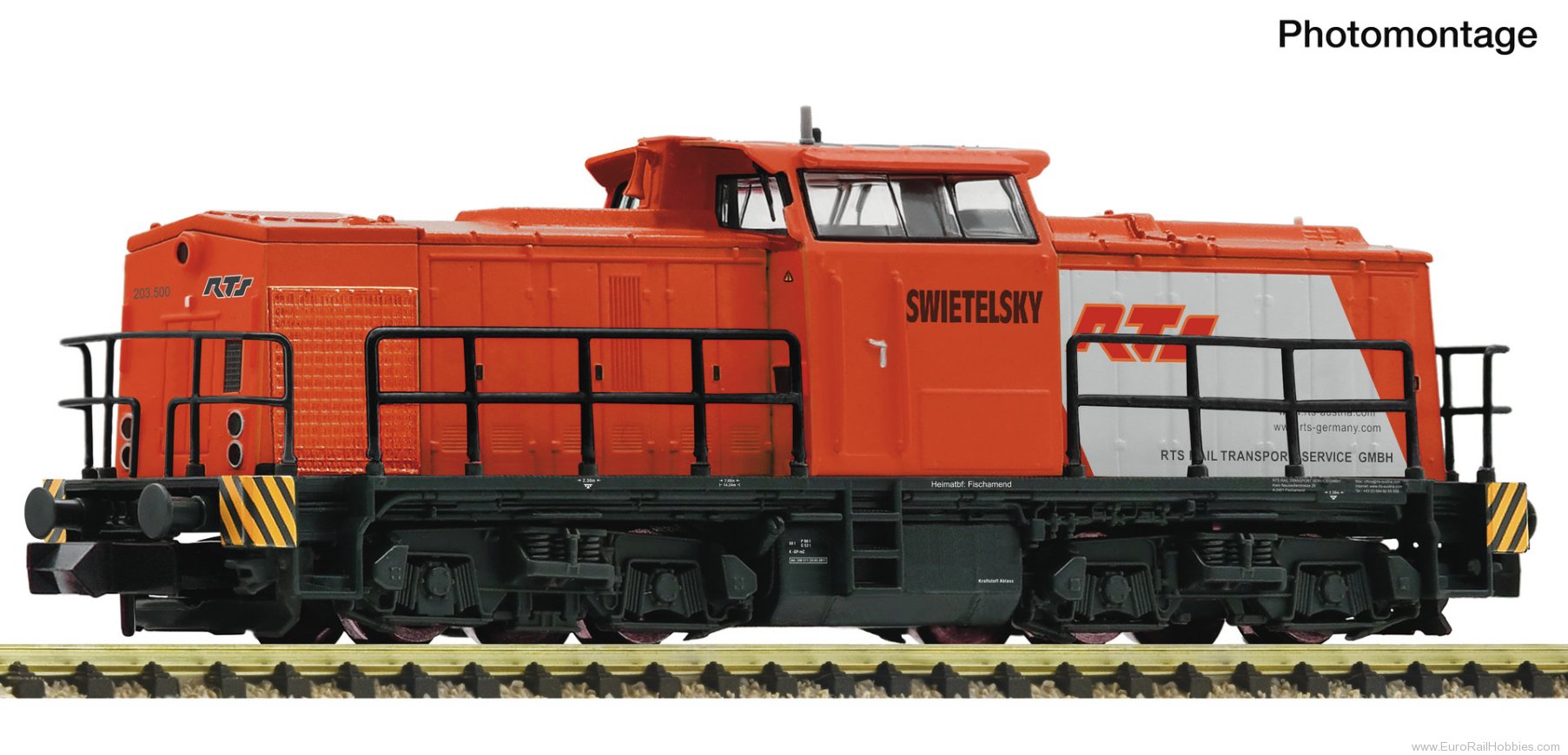 Fleischmann 7370035 RTS BR 203 Diesel Locomotive DCC w/Sound