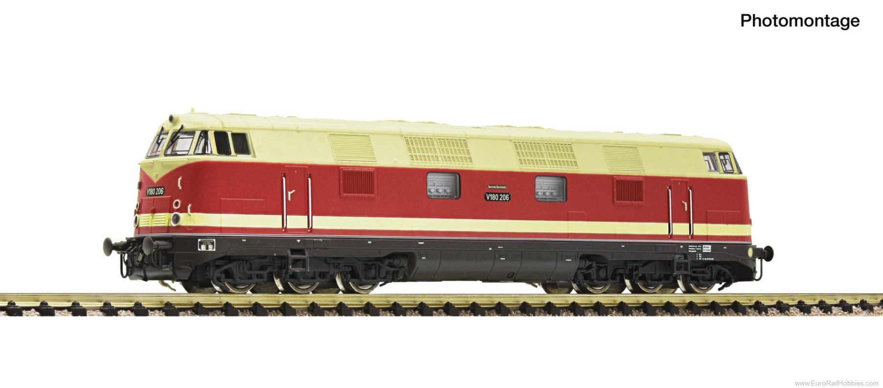 Fleischmann 7370038 DR V180.2 Diesel Locomotive DCC w/Sound