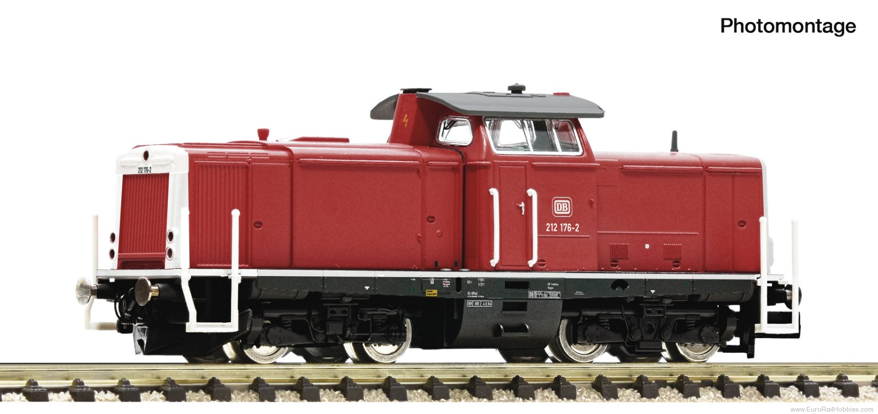 Fleischmann 7370041 DB Diesel Locomotive 212 (Orient Red) DCC w/S