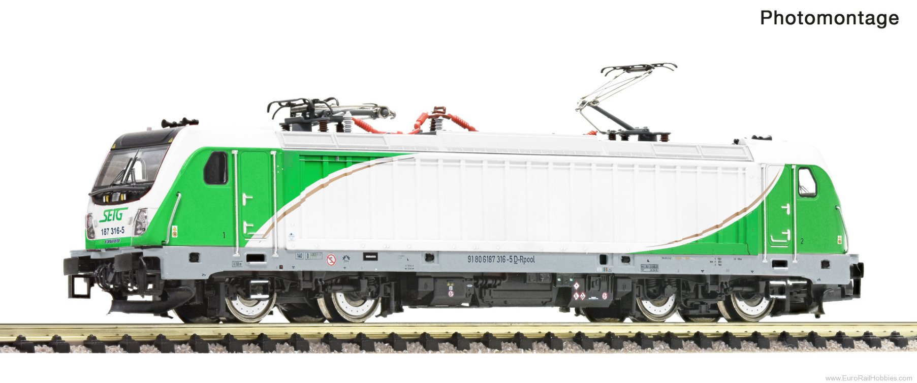 Fleischmann 7560089 SETG BR 187 Electric Locomotive