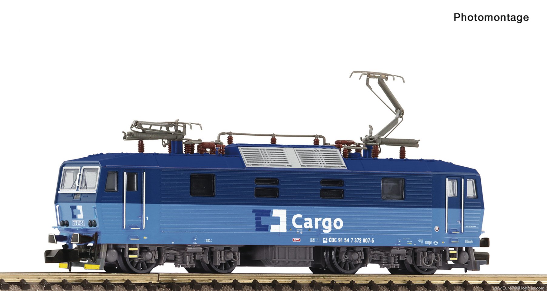 Fleischmann 7570068 CD Cargo RH 372 Electric Locomotive DCC w/Sou