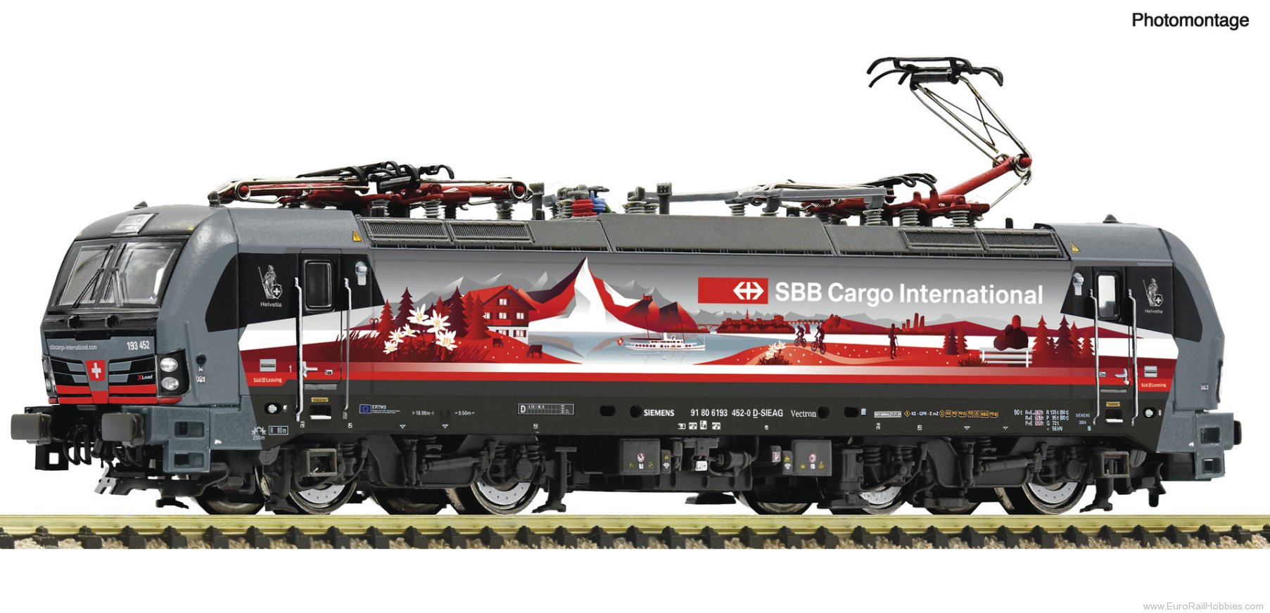 Fleischmann 7570088 SBB CH Piercer193 452 Electric Locomotive DCC
