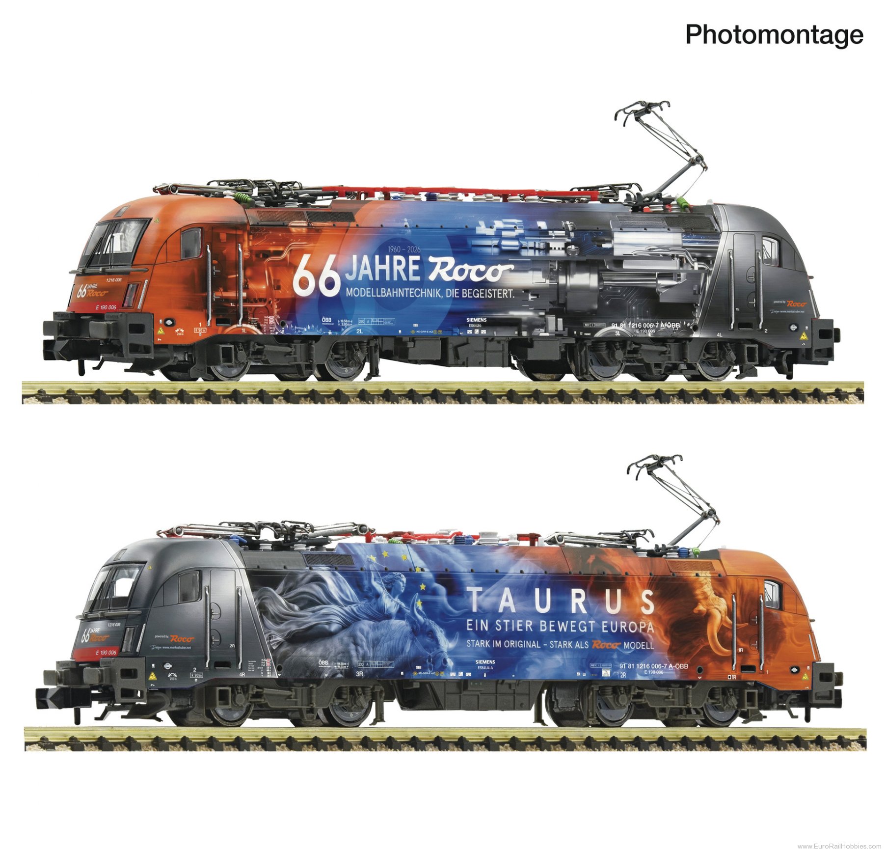 Fleischmann 7570096 Fleischmann OBB Electric Locomotive 1216 006-