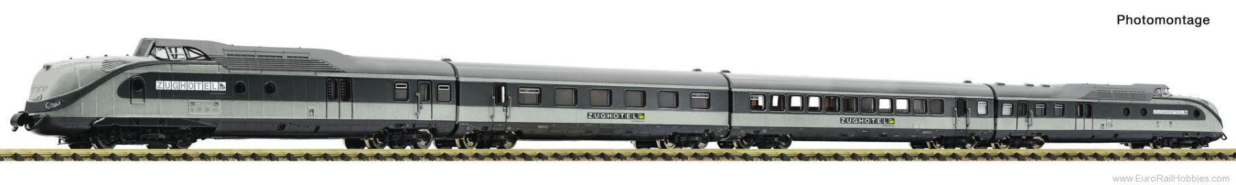 Fleischmann 7760009 Rail Adventure 4 Piece Set: DMU class 601 'Zu