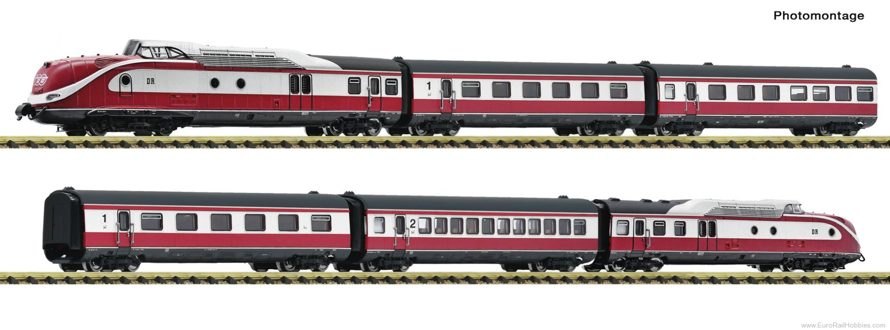 Fleischmann 7760010 DR VT 601 'Max Liebermann' 6 Piece Rail Car S