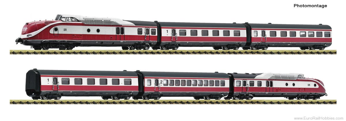 Fleischmann 7770010 DR VT 601 'Max Liebermann' 6 Piece Rail Car S