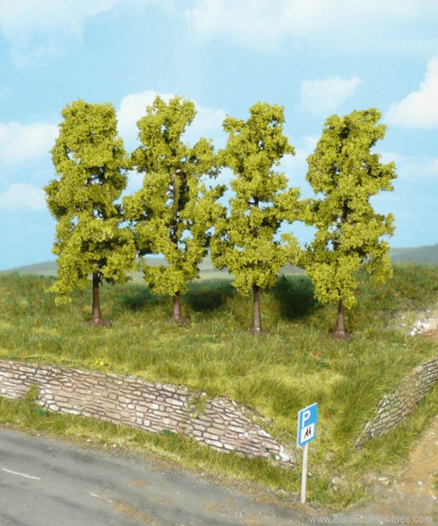 Heki 1977 4 Deciduous Trees Light Green 11 cm