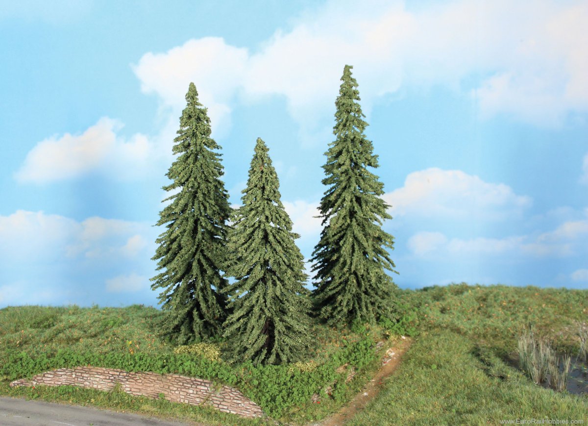 Heki 21800 Heki Weather Spruce Trees 18-22 cm / 3 Pieces