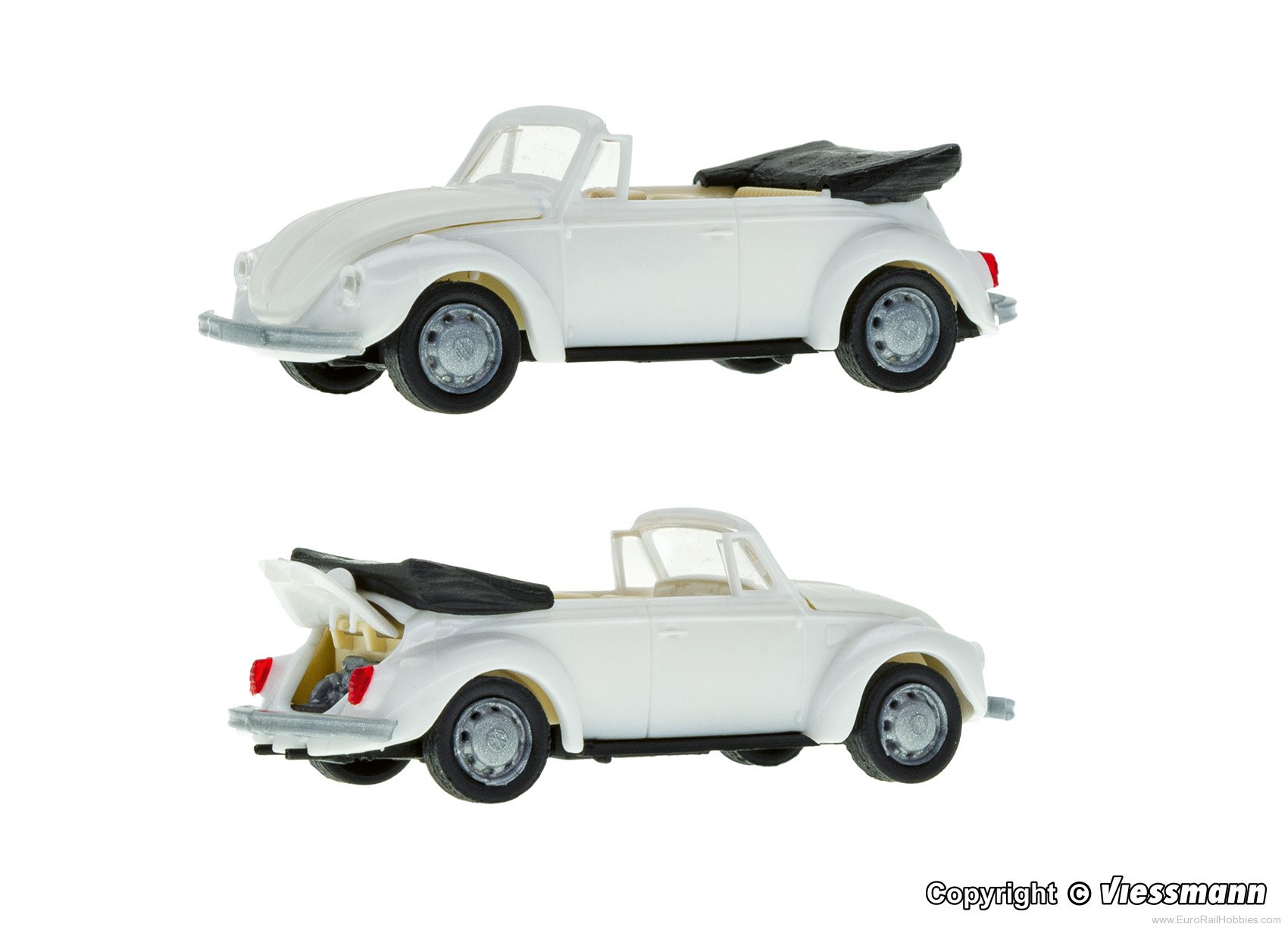 Kibri 11229 H0 VW Beetle Type 11, 1302 Cabrio
