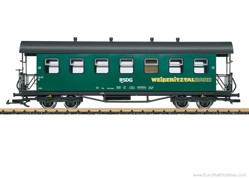 LGB 31391 LGB SDG Passenger Coach, Weisseritz
