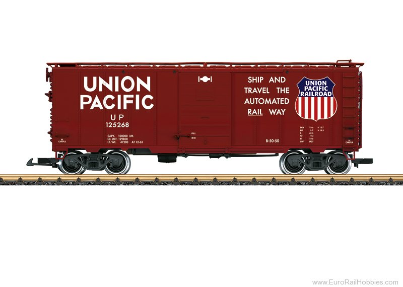 LGB 41919 LGB Union Pacific Steel Box Car
