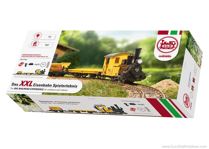 LGB 72504 LGB Construction Site Starter Set 120 Volts