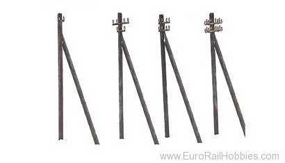 MBZ Thomas Oswald 90110 Telegraph Pole with 6 Isolators and Support C