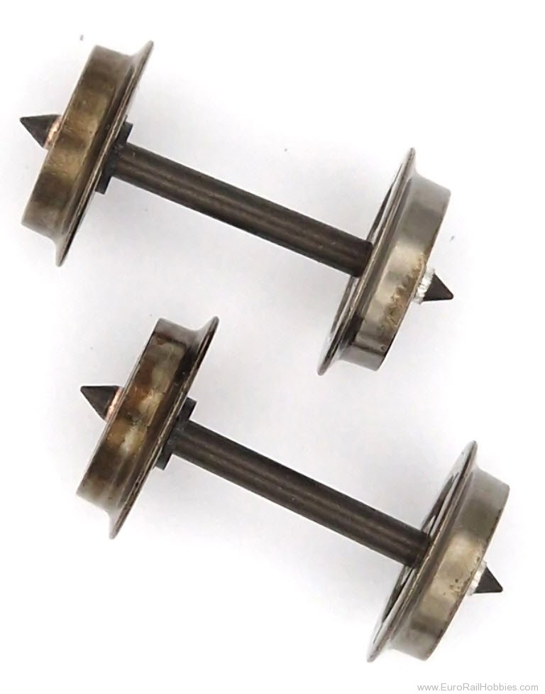 Marklin 206852 DC Dual Spoked Black Wheels PK/2