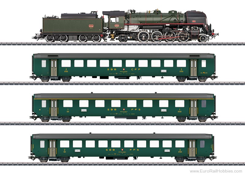 Marklin 26141 Marklin Museum Train Set w/141.R Steam Loco M